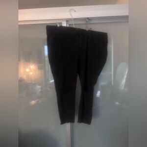 Madewell High-Rise Distressed Black Jeggings, Size 37P (20/22)